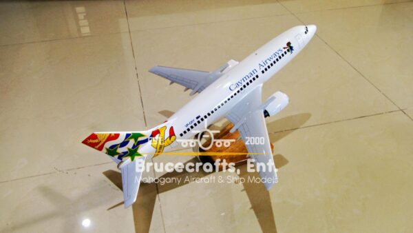Model of B737-300 Cayman Airways with detailed craftsmanship.